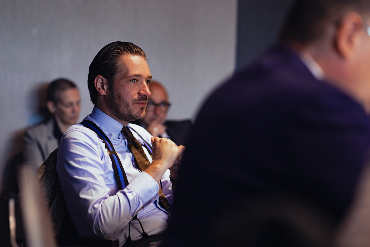 Cliff consultant van Straight-Line Leadership op de leadership livedag